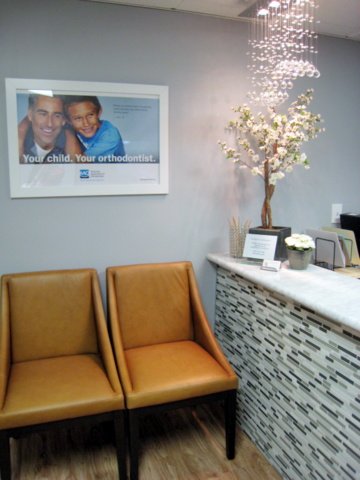 Reception Room Bailey Orthodontics, Orinda CA
